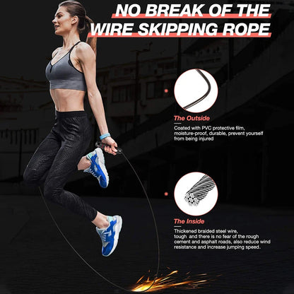 Adjustable Speed Jump Skipping Rope