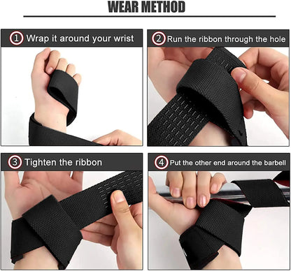 Anti-Slip Weightlifting Straps