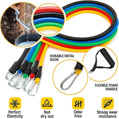 11-Piece Resistance Band Set